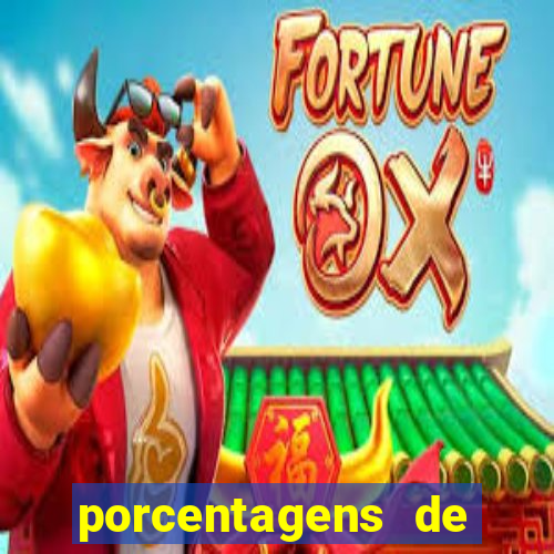 porcentagens de jogos pagantes